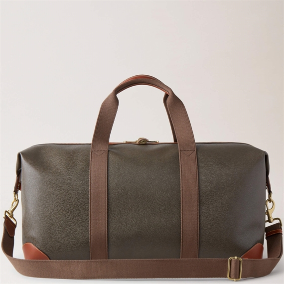 Mulberry Heritage Medium Clipper Mole & Cognac Scotchgrain & Flat Calf